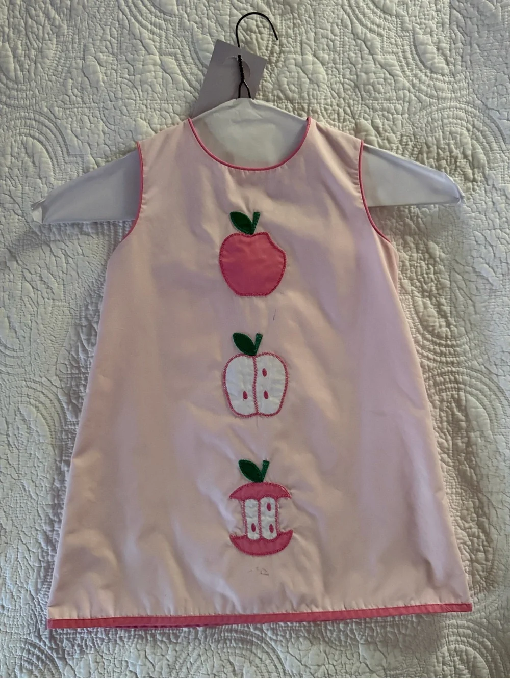 TBBC Kids Pink Apple Appliqué